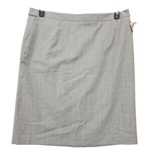 Affinity Apparel Gray Mini Skirt NEW $29 Wool Stretch Aline Womens Plus Size 18W